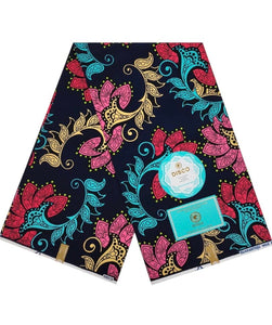 Summer breezy African print material 100% cotton