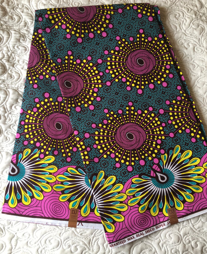 Pink African print soft