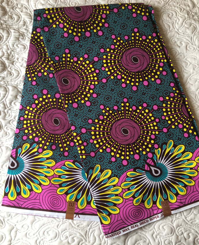 Pink African print soft