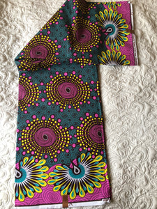 Pink African print soft