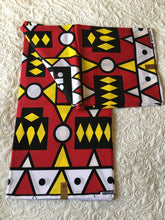 Maroon Angolan Samakaka ethnic print, 💯 cotton.